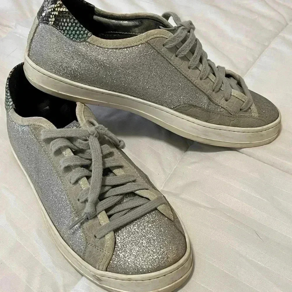 P448 sparkling sneakers sz 38